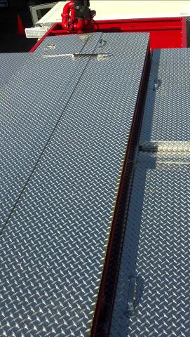 Diamond Steel Plate Bed 2